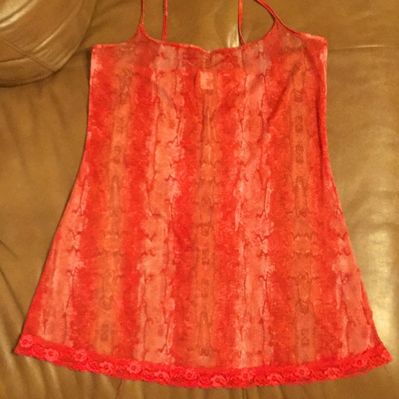 Vintage Victoria’s Secret slip nightgown nightie half sheer size S - Picture 2 of 10